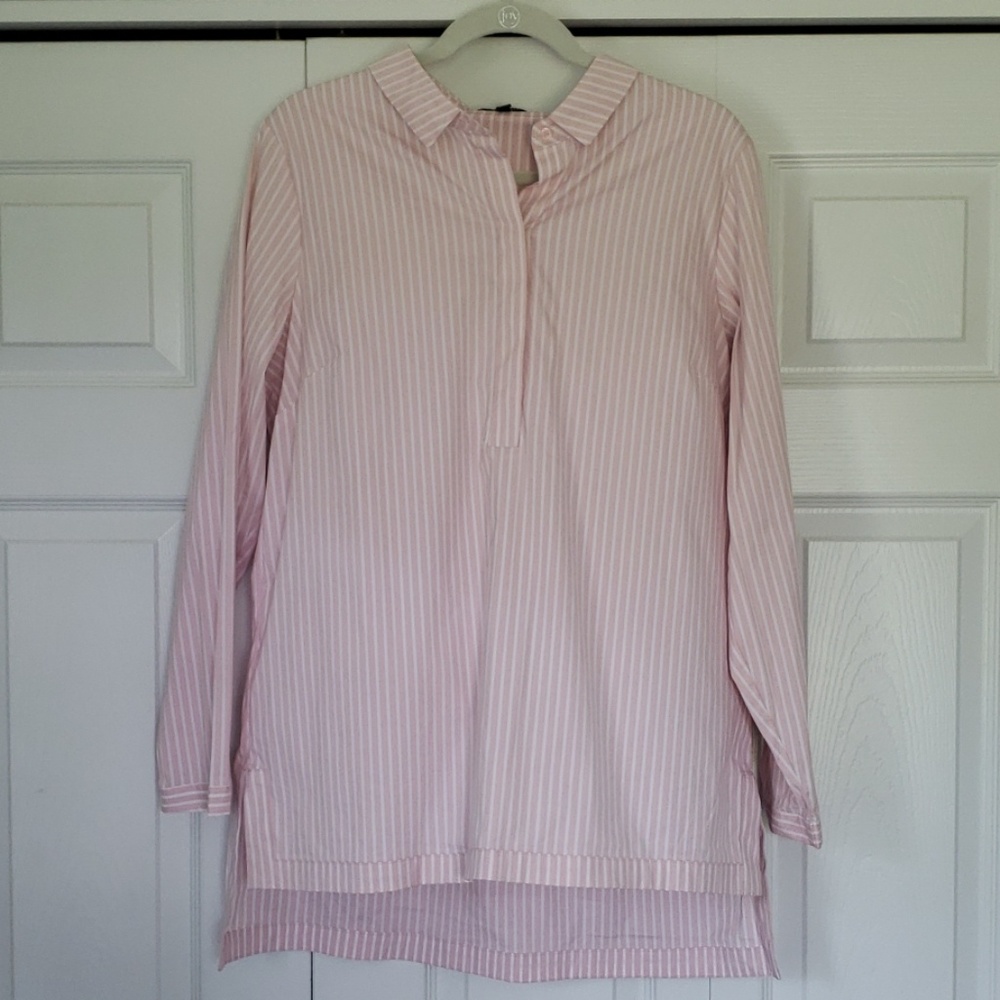 The Limited tunic.  Pink and white stripe.  Large.